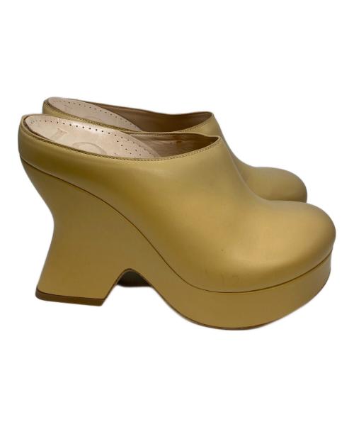 LOEWE（ロエベ）LOEWE (ロエベ) テラフォームクロッグ ベージュ サイズ:36の古着・服飾アイテム