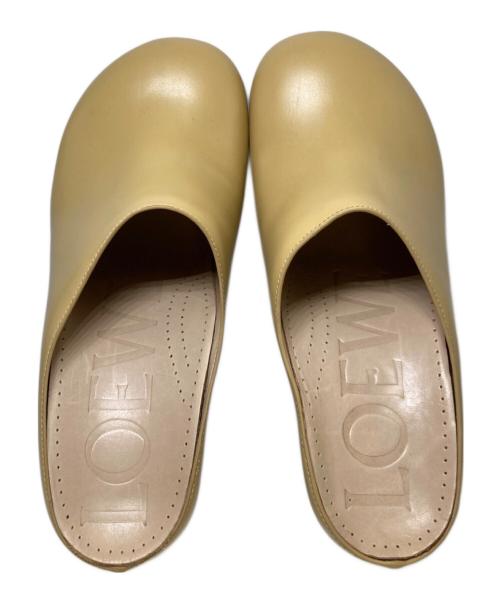 LOEWE（ロエベ）LOEWE (ロエベ) テラフォームクロッグ ベージュ サイズ:36の古着・服飾アイテム