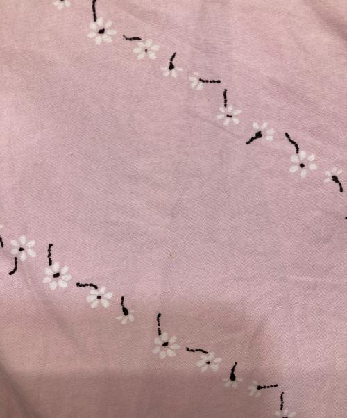 GANNI（ガニー）GANNI (ガニー) パッチワークマキシワンピース ピンク×ホワイト サイズ:36の古着・服飾アイテム