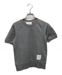 Thom Browne（トムブラウン）の古着「Med Loopback Short Sleeve Sweatshirt FJT173A-06931-035」｜グレー