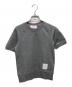 Thom Browne（トムブラウン）の古着「Med Loopback Short Sleeve Sweatshirt FJT173A-06931-035」｜グレー