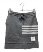 Thom Browneトムブラウン）の古着「スウェットミニスカート」｜グレー