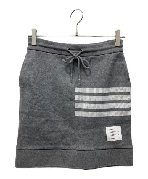 Thom Browne（トムブラウン）Thom Browne (トムブラウン) スウェットミニスカート グレー サイズ:SIZE 38の古着・服飾アイテム