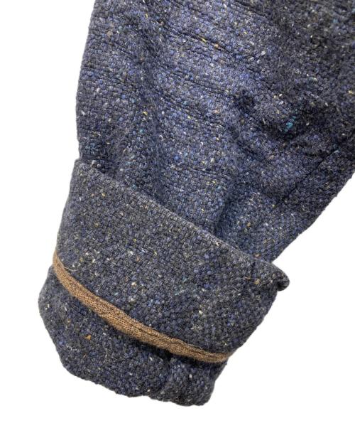 45R（フォーティファイブ・アール）45R (フォーティファイブ・アール) コットンツィードワンピース ネイビー サイズ:SIZE 0の古着・服飾アイテム