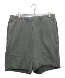 OVY（オヴィー）の古着「PIGMENT DYED RELAX FIT SWEAT SHORTS」｜グレー