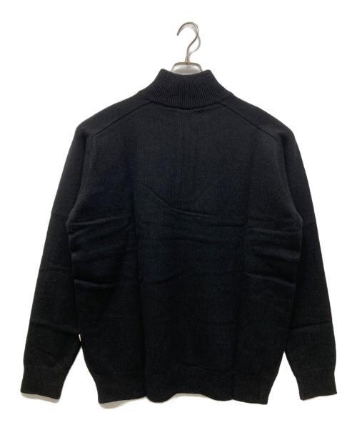 OVY（オヴィー）OVY (オヴィー) Super Comeback Lamb Wool Half Zip Knit ブラック サイズ:SIZE Lの古着・服飾アイテム