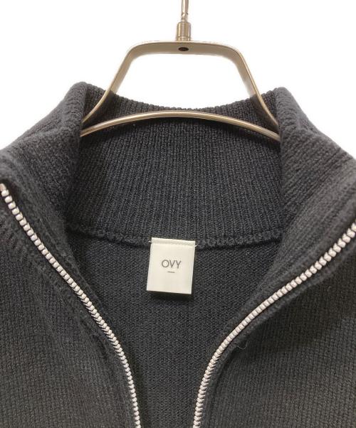 OVY（オヴィー）OVY (オヴィー) Super Comeback Lamb Wool Half Zip Knit ブラック サイズ:SIZE Lの古着・服飾アイテム