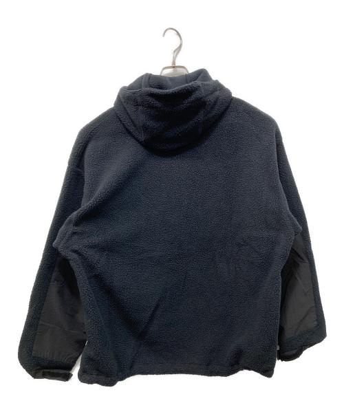 OVY（オヴィー）OVY (オヴィー) ボアフリースアノラックフーディー ブラック サイズ:Lの古着・服飾アイテム