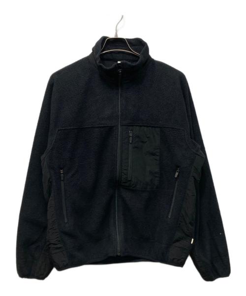 OVY（オヴィー）OVY (オヴィー) Boa Fleece Nylon Combination Zip Blouson ブラック サイズ:Lの古着・服飾アイテム
