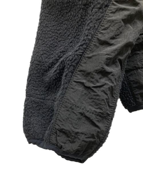 OVY（オヴィー）OVY (オヴィー) Boa Fleece Nylon Combination Zip Blouson ブラック サイズ:Lの古着・服飾アイテム