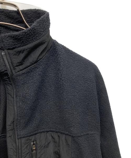OVY（オヴィー）OVY (オヴィー) Boa Fleece Nylon Combination Zip Blouson ブラック サイズ:Lの古着・服飾アイテム