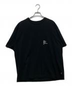 OVYオヴィー）の古着「Embroidery Cotton Wide T-shirt」｜ブラック