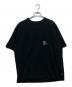 OVY（オヴィー）の古着「Embroidery Cotton Wide T-shirt」｜ブラック