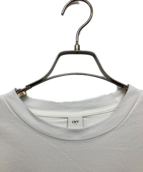 OVY（オヴィー）OVY (オヴィー) Embroidery Cotton Wide T-shirt ホワイト サイズ:Ｌの古着・服飾アイテム