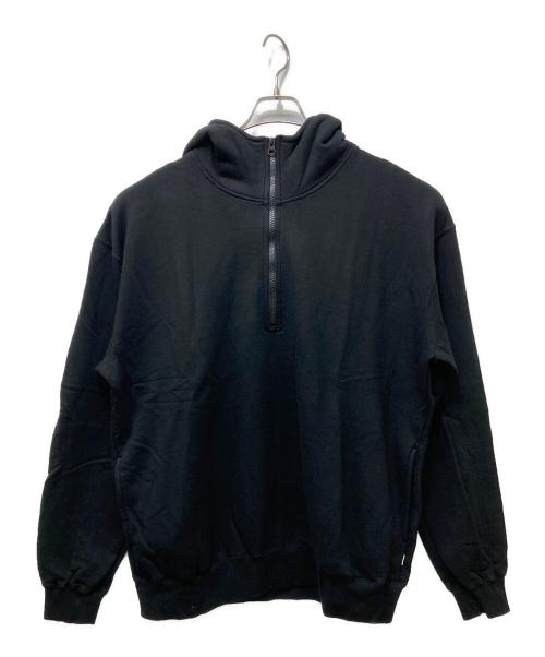 OVY（オヴィー）OVY (オヴィー) ハーフジップパーカー ブラック サイズ:SIZE XLの古着・服飾アイテム