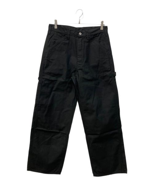 OVY（オヴィー）OVY (オヴィー) Back Sateen Standard Painter Pants ブラック サイズ:SIZE Lの古着・服飾アイテム