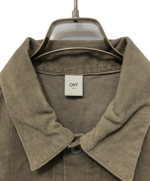 OVY（オヴィー）OVY (オヴィー) Washed Corduroy Wide Relax Jacket グレー サイズ:SIZE Lの古着・服飾アイテム