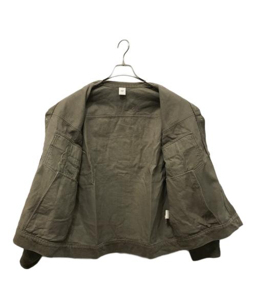 OVY（オヴィー）OVY (オヴィー) Washed Corduroy Wide Relax Jacket グレー サイズ:SIZE Lの古着・服飾アイテム