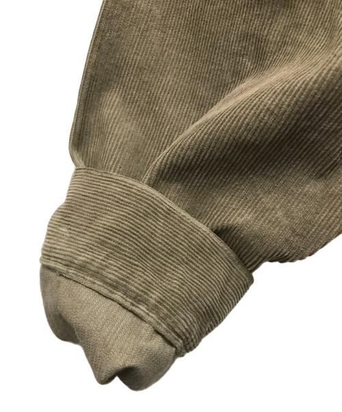 OVY（オヴィー）OVY (オヴィー) Washed Corduroy Wide Relax Jacket グレー サイズ:SIZE Lの古着・服飾アイテム