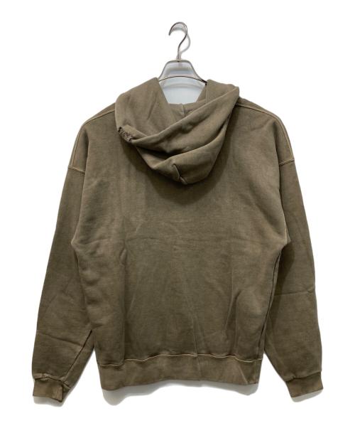 OVY（オヴィー）OVY (オヴィー) Pigment Damage Processing P/O Hoodie ブラウン サイズ:SIZE Lの古着・服飾アイテム