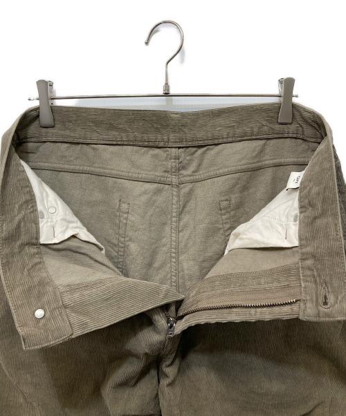 OVY（オヴィー）OVY (オヴィー) Washed Corduroy Flea Relax Pant ブラウン サイズ:SIZE Lの古着・服飾アイテム