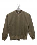 OVYオヴィー）の古着「Pigment Damage Processing Crew Neck」｜ブラウン