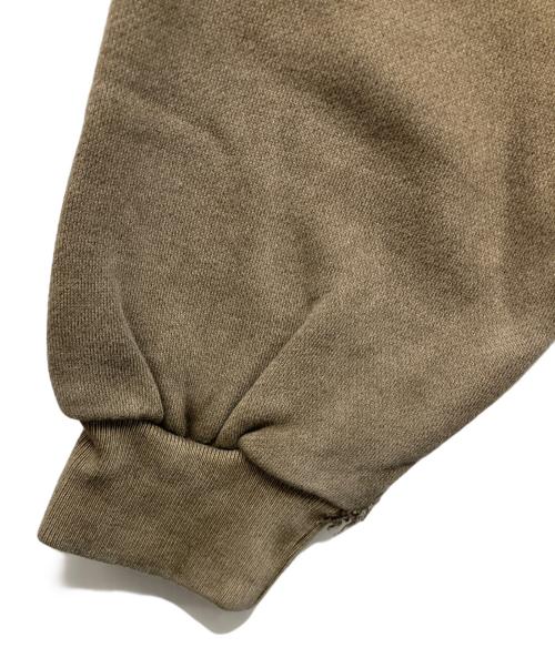 OVY（オヴィー）OVY (オヴィー) Pigment Damage Processing Crew Neck ブラウン サイズ:SIZE Lの古着・服飾アイテム