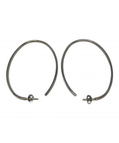 中古・古着通販】CELINE (セリーヌ) フープピアス シルバー｜ブランド