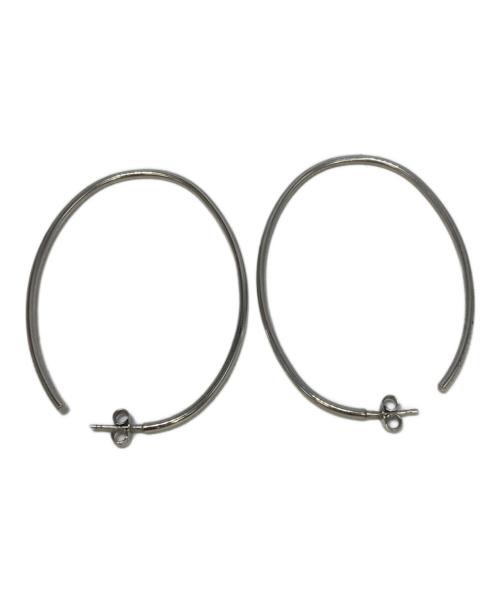 CELINE（セリーヌ）CELINE (セリーヌ) フープピアス シルバーの古着・服飾アイテム