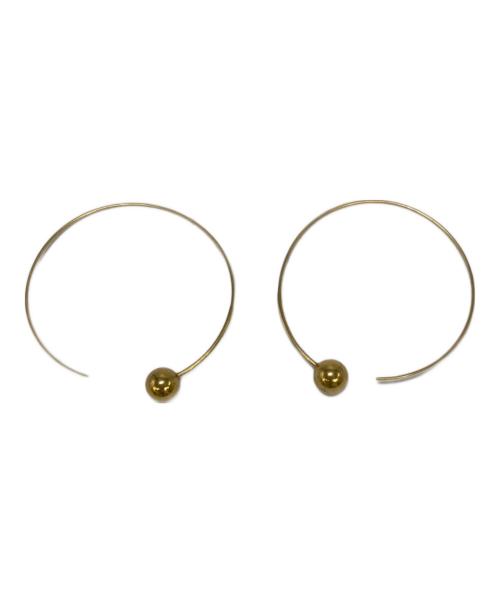 CELINE（セリーヌ）CELINE (セリーヌ) フープピアス ゴールドカラーの古着・服飾アイテム