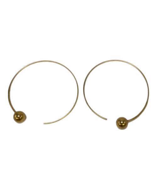 CELINE（セリーヌ）CELINE (セリーヌ) フープピアス ゴールドカラーの古着・服飾アイテム