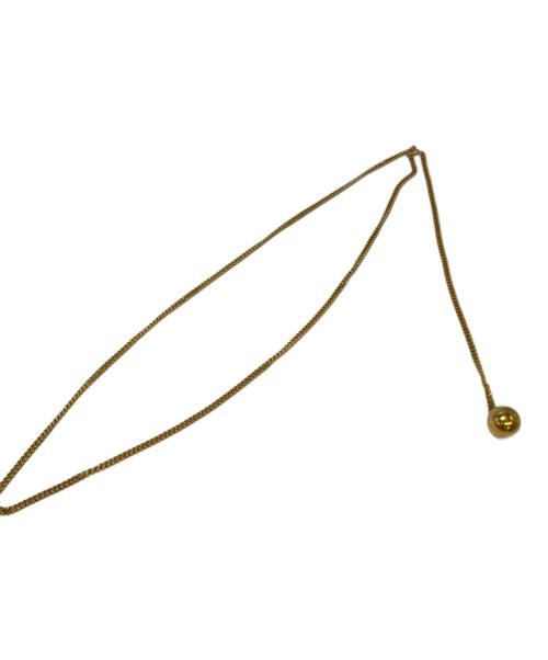 JIL SANDER（ジルサンダー）JIL SANDER (ジルサンダー) ネックレス ゴールドカラーの古着・服飾アイテム