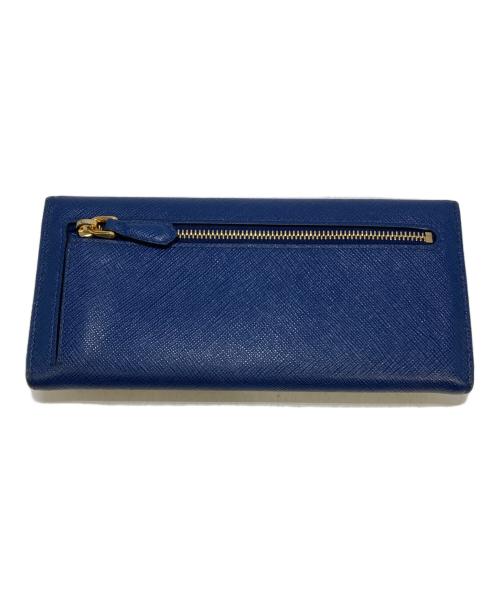 PRADA（プラダ）PRADA (プラダ) サフィアーノロングウォレット ネイビーの古着・服飾アイテム