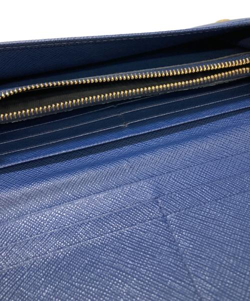 PRADA（プラダ）PRADA (プラダ) サフィアーノロングウォレット ネイビーの古着・服飾アイテム