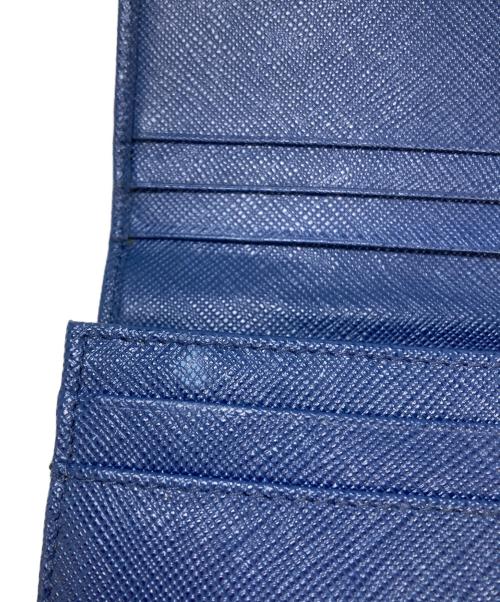 PRADA（プラダ）PRADA (プラダ) サフィアーノロングウォレット ネイビーの古着・服飾アイテム