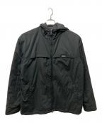 stussyステューシー）の古着「フリースライニングフーデッドジャケット」｜ブラック