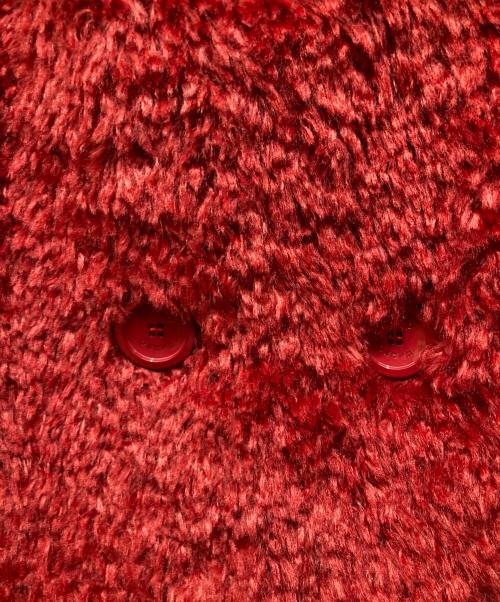 HERNO（ヘルノ）HERNO (ヘルノ) エコファーショートジャケット レッド サイズ:42 未使用品の古着・服飾アイテム