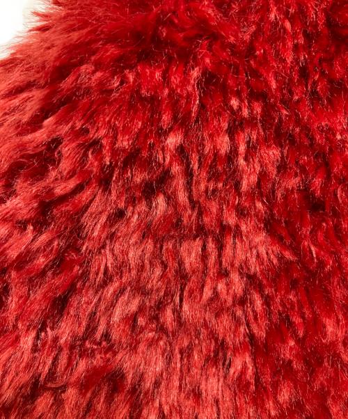 HERNO（ヘルノ）HERNO (ヘルノ) エコファーショートジャケット レッド サイズ:42 未使用品の古着・服飾アイテム