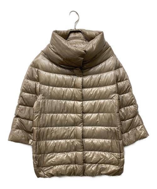 HERNO（ヘルノ）HERNO (ヘルノ) AMINTA ダウンジャケット ベージュ サイズ:40の古着・服飾アイテム