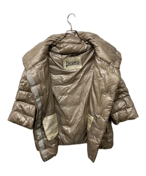 HERNO（ヘルノ）HERNO (ヘルノ) AMINTA ダウンジャケット ベージュ サイズ:40の古着・服飾アイテム