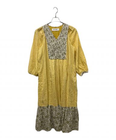 サラマリカ　COTTON LUREX DOUBLE FLOWER DRESS 中古・古着通販】sara mallika (サラマリカ) Cotton Lurex Double