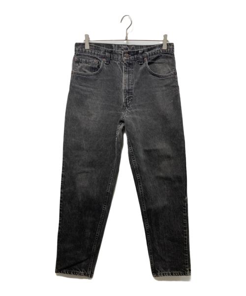LEVI'S（リーバイス）LEVI'S (リーバイス) USA550 後染めブラックデニムパンツ ブラック サイズ:SIZE 33×30の古着・服飾アイテム