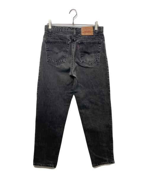 LEVI'S（リーバイス）LEVI'S (リーバイス) USA550 後染めブラックデニムパンツ ブラック サイズ:SIZE 33×30の古着・服飾アイテム