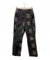 KAPITAL（キャピタル）の古着「ジャガード総柄パンツ」｜ブラック
