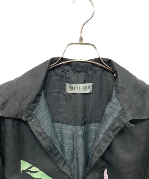 EMPORIO ARMANI（エンポリオ アルマーニ）EMPORIO ARMANI (エンポリオ アルマーニ) OUR LEGACY (アワーレガシー) PANTELLERIA SHIRT ブラック サイズ:46の古着・服飾アイテム