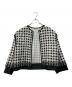 ADORE（アドーア）の古着「シルクノーカラージャケット」｜ホワイト×ブラック