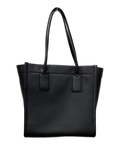 MARC JACOBS（マークジェイコブス）MARC JACOBS (マークジェイコブス) レザートートバッグ ブラックの古着・服飾アイテム