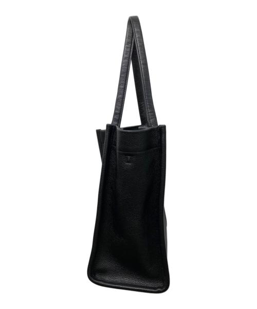 MARC JACOBS（マークジェイコブス）MARC JACOBS (マークジェイコブス) レザートートバッグ ブラックの古着・服飾アイテム