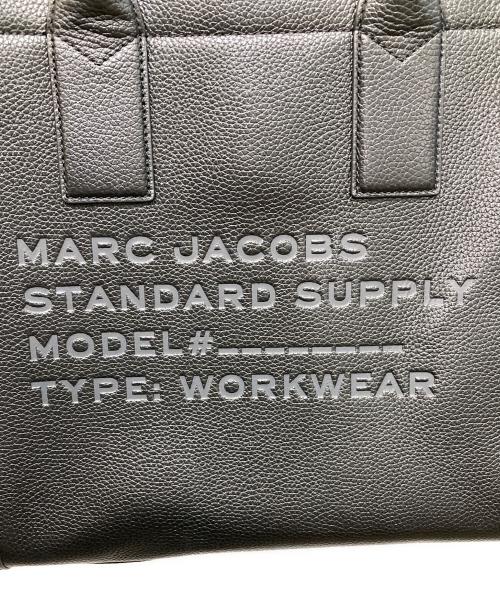 MARC JACOBS（マークジェイコブス）MARC JACOBS (マークジェイコブス) レザートートバッグ ブラックの古着・服飾アイテム