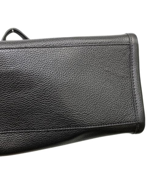 MARC JACOBS（マークジェイコブス）MARC JACOBS (マークジェイコブス) レザートートバッグ ブラックの古着・服飾アイテム